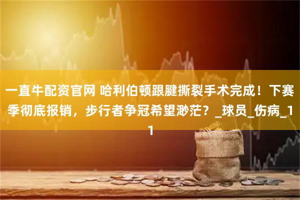 一直牛配资官网 哈利伯顿跟腱撕裂手术完成！下赛季彻底报销，步行者争冠希望渺茫？_球员_伤病_1